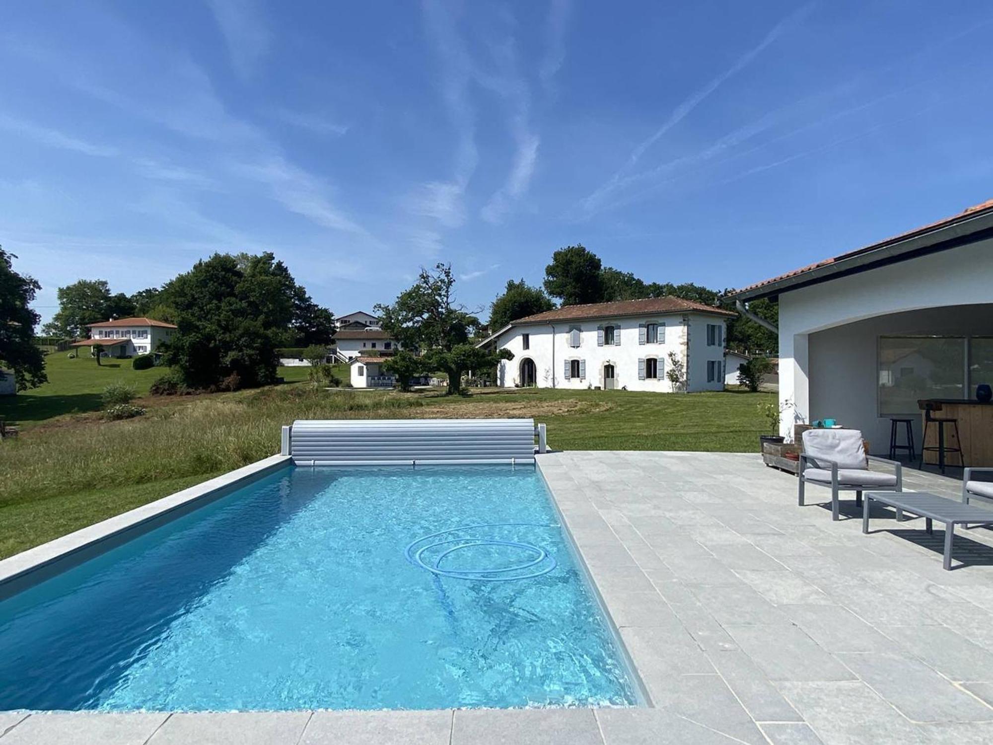 Maison Individuelle Avec Piscine Et Grand Jardin, 6-8 Pers, Urt - Fr-1-495-140 Villa Luaran gambar