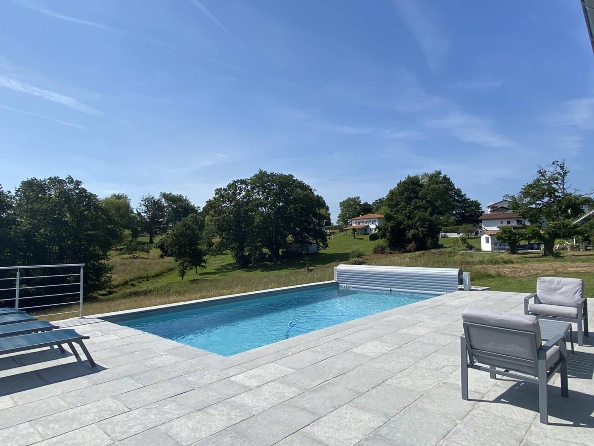 Maison Individuelle Avec Piscine Et Grand Jardin, 6-8 Pers, Urt - Fr-1-495-140 Villa Luaran gambar